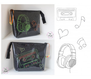 Stickserie - Musik Doodle Love